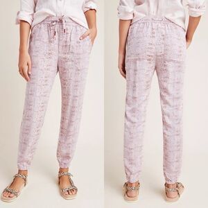 Anthropologie Orana Printed Reptile Lyocell Joggers